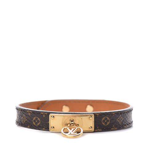 LOUIS VUITTON Monogram Logomania Bracelet 19